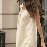The Lucy Mini Dress in Butter