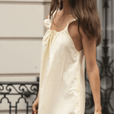 The Lucy Mini Dress in Butter