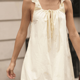 The Lucy Mini Dress in Butter
