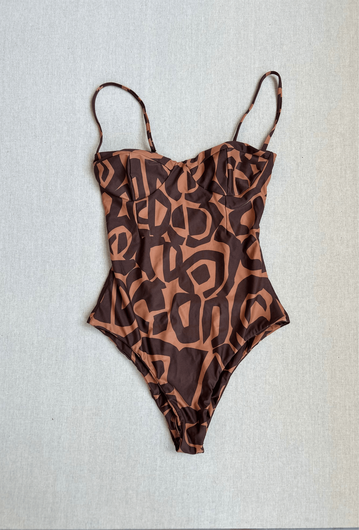 PRINTED BOWIE ONE PIECE SIZE XS