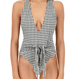 The Georgia One Piece in Tuxedo Plaid