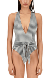 The Georgia One Piece in Tuxedo Plaid