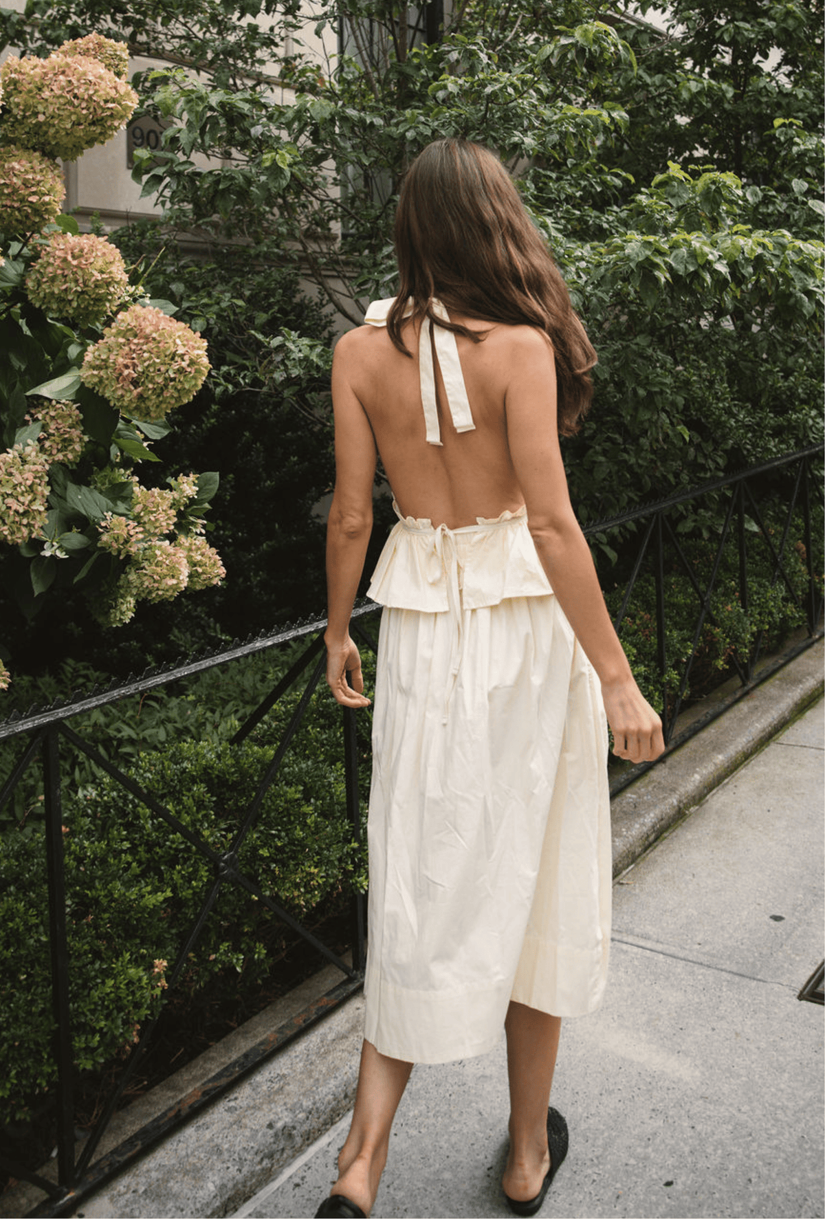 The Violet Top in Butter Yellow