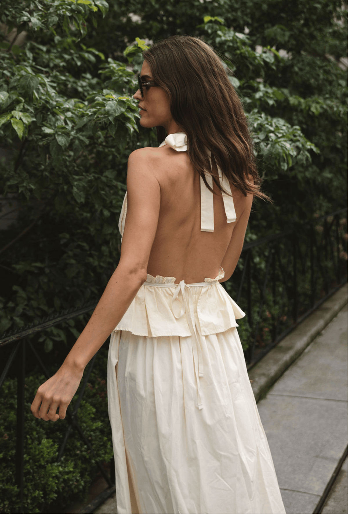 The Violet Top in Butter Yellow