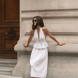 The Liv Skirt in White