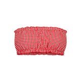 'Juillet x Lilly Sisto': The Lee Top in Red Gingham