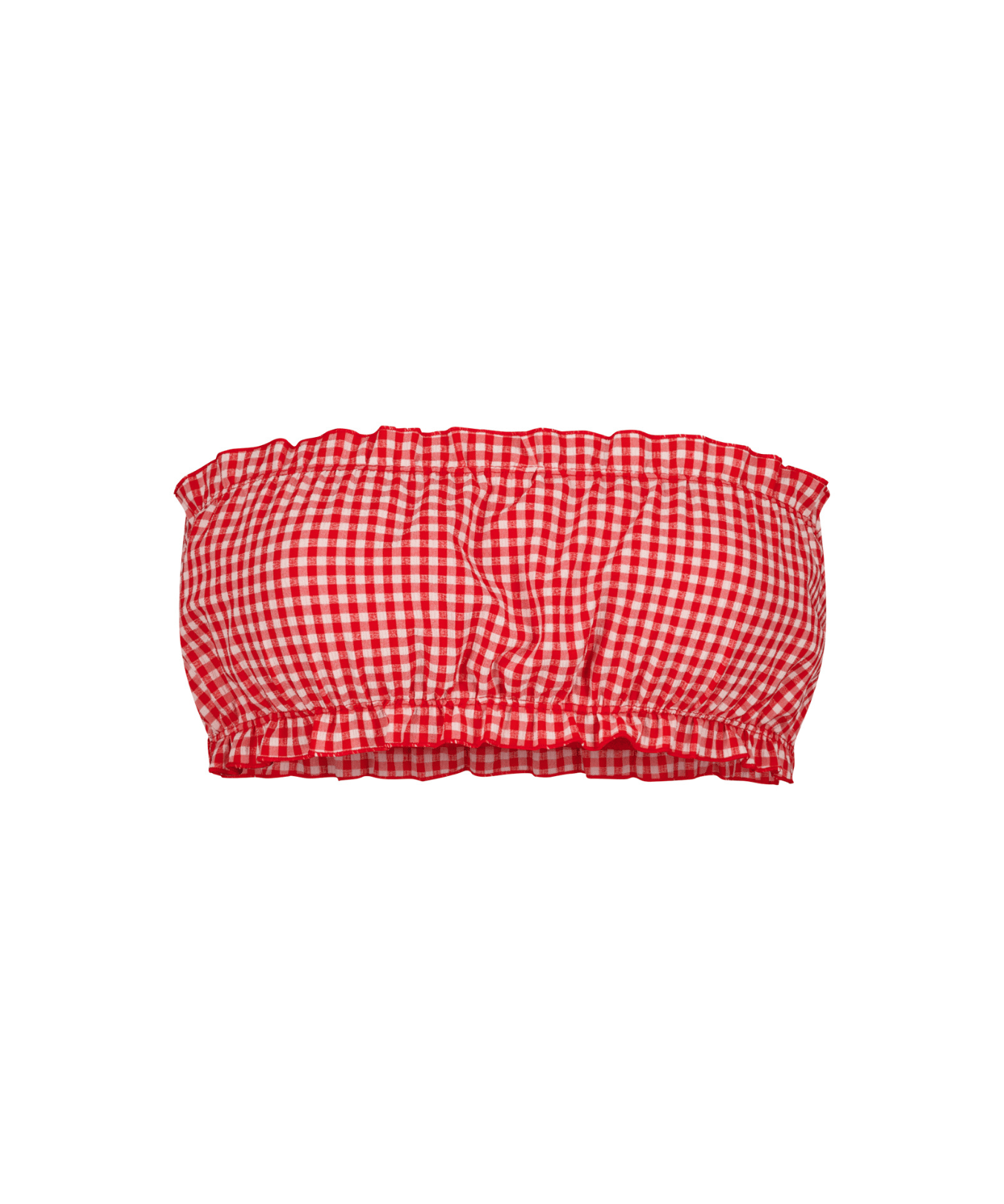 'Juillet x Lilly Sisto': The Lee Top in Red Gingham