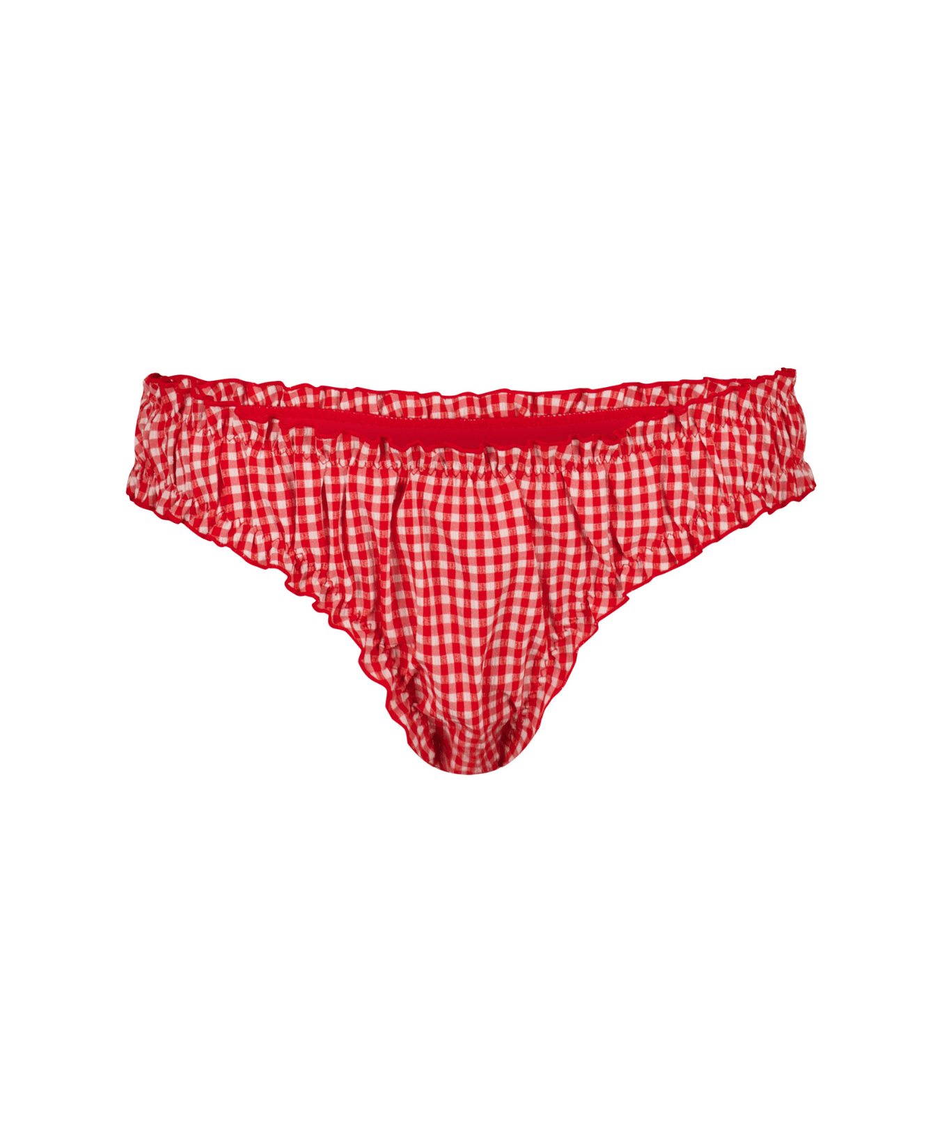 'Juillet x Lilly Sisto': The Chloe Bottom in Red Gingham