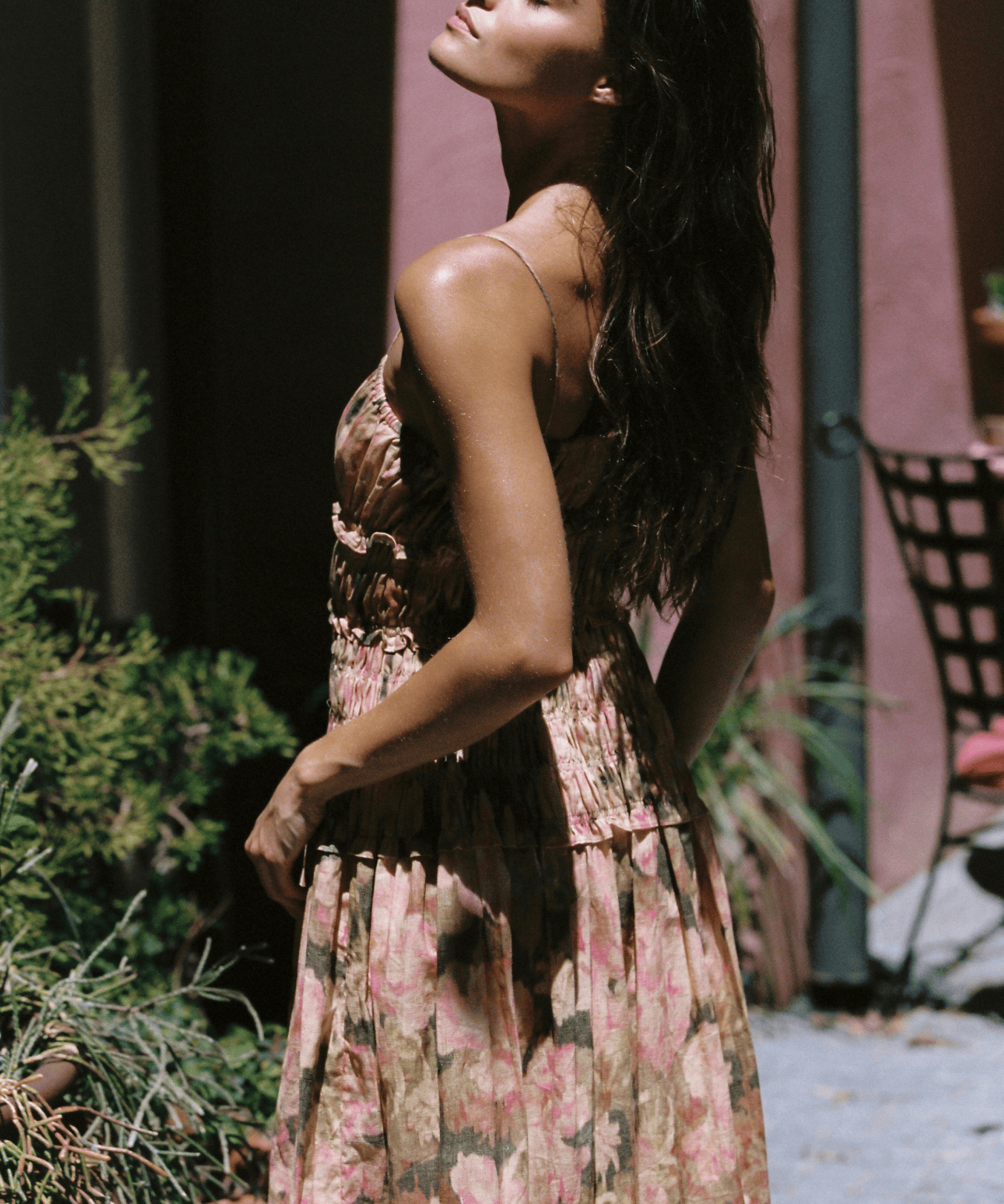 The Amelia Dress in Heirloom Rose