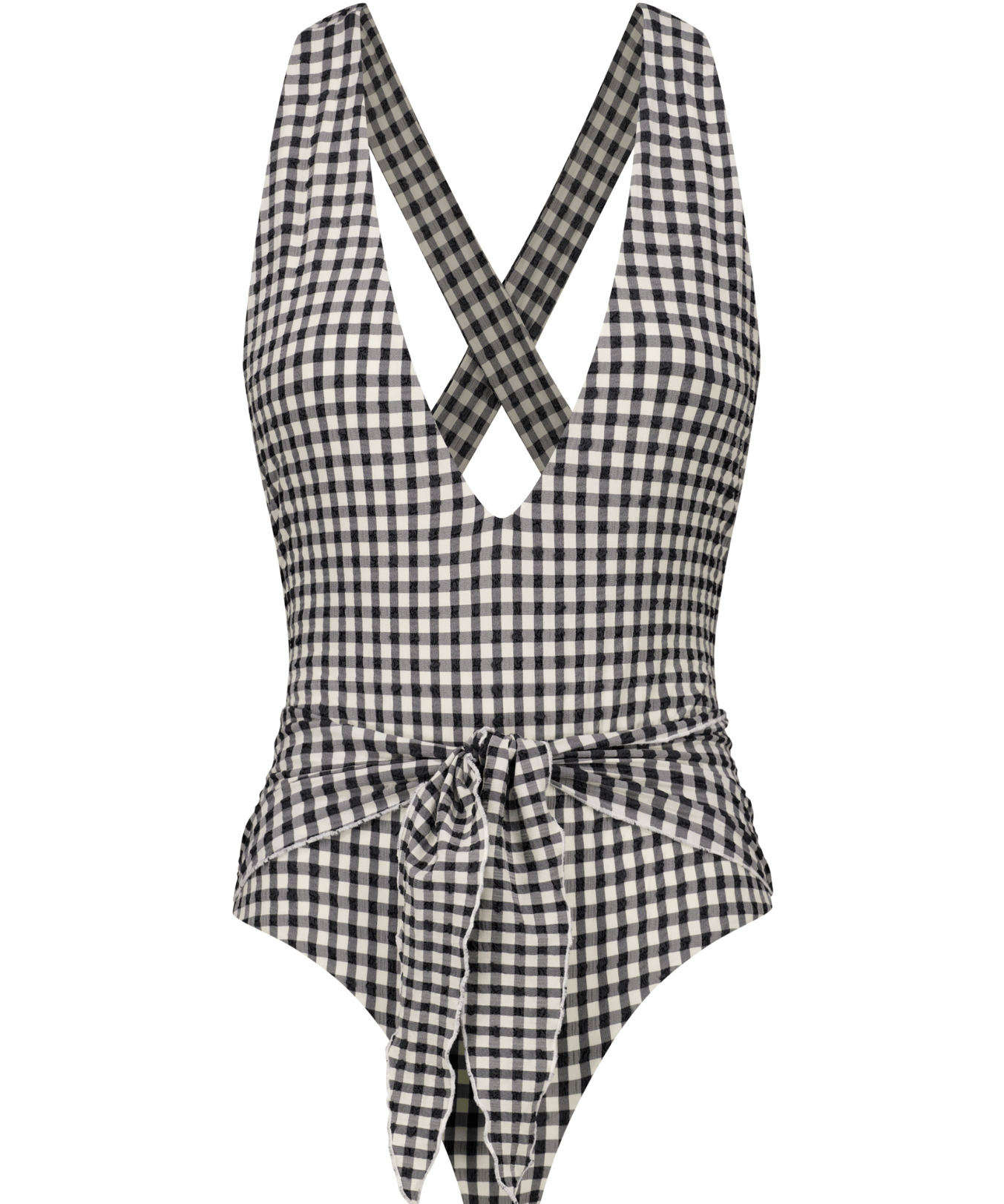 The Georgia One Piece in Tuxedo Plaid