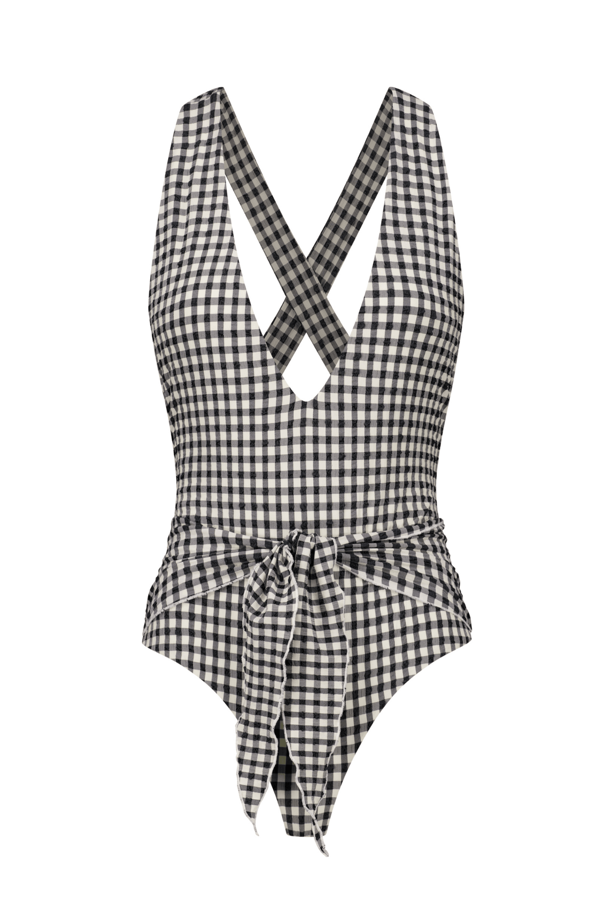 The Georgia One Piece in Tuxedo Plaid