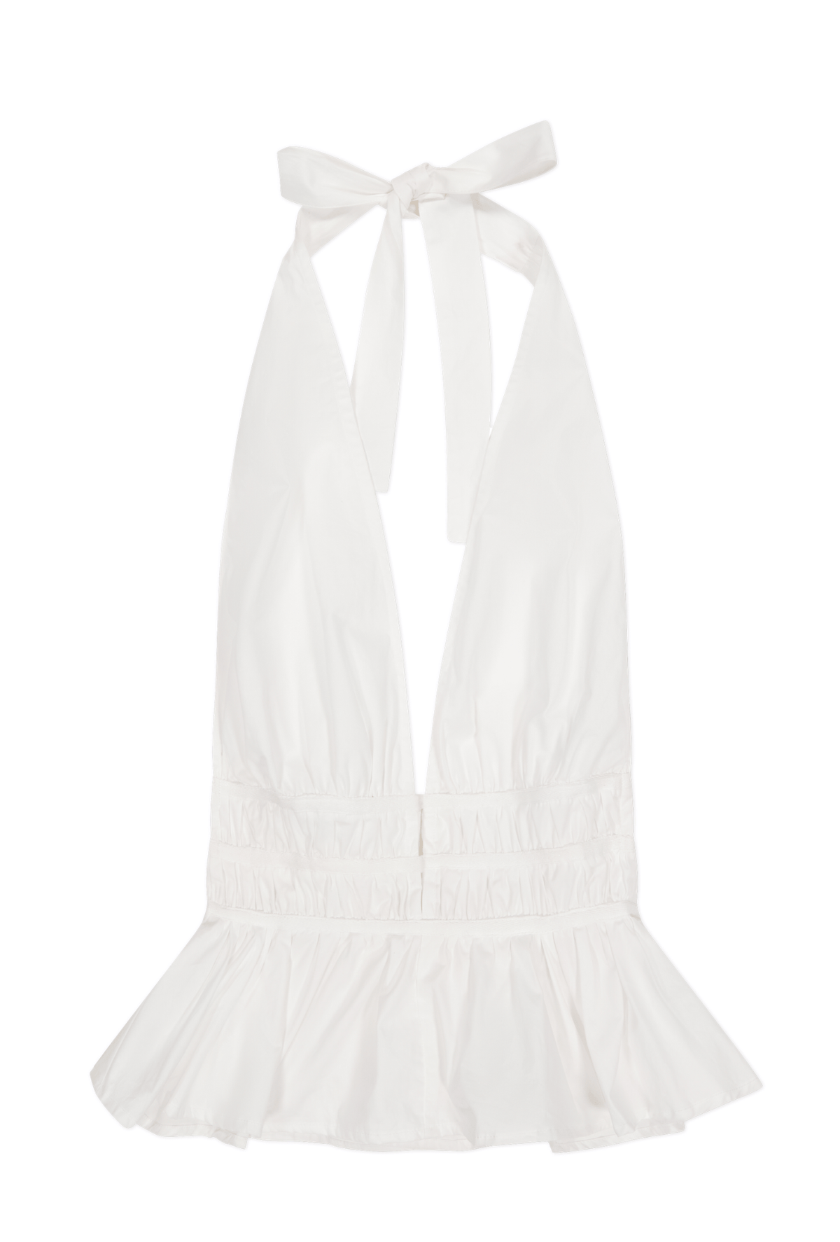 The Violet Top in White