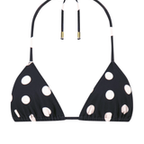 The Hollis Top in Polka Dot Black/Ivory