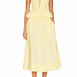 The Liv Skirt in Butter Yellow
