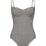 The Bowie One Piece in Tuxedo Plaid