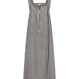 The Sienna Midi Dress in Tuxedo Plaid