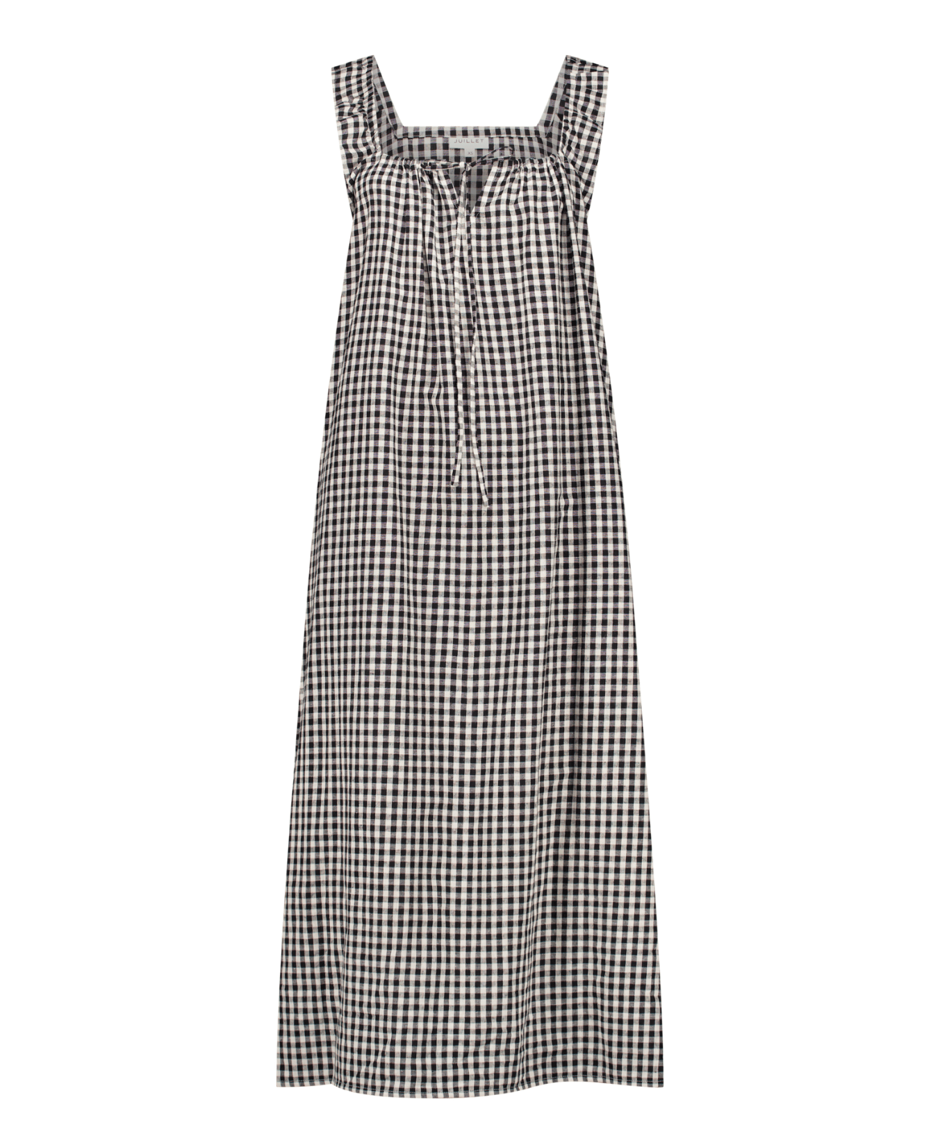 The Sienna Midi Dress in Tuxedo Plaid