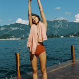The Lulu Top in Clay