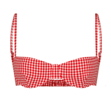 The Ingrid Top in Red Gingham