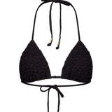 The Hollis Top in Black Crinkle