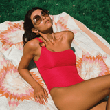 The Jessi One Piece in Raspberry