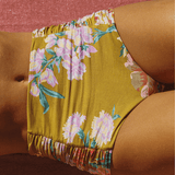 The Luisa Bottom in Chartreuse Floral