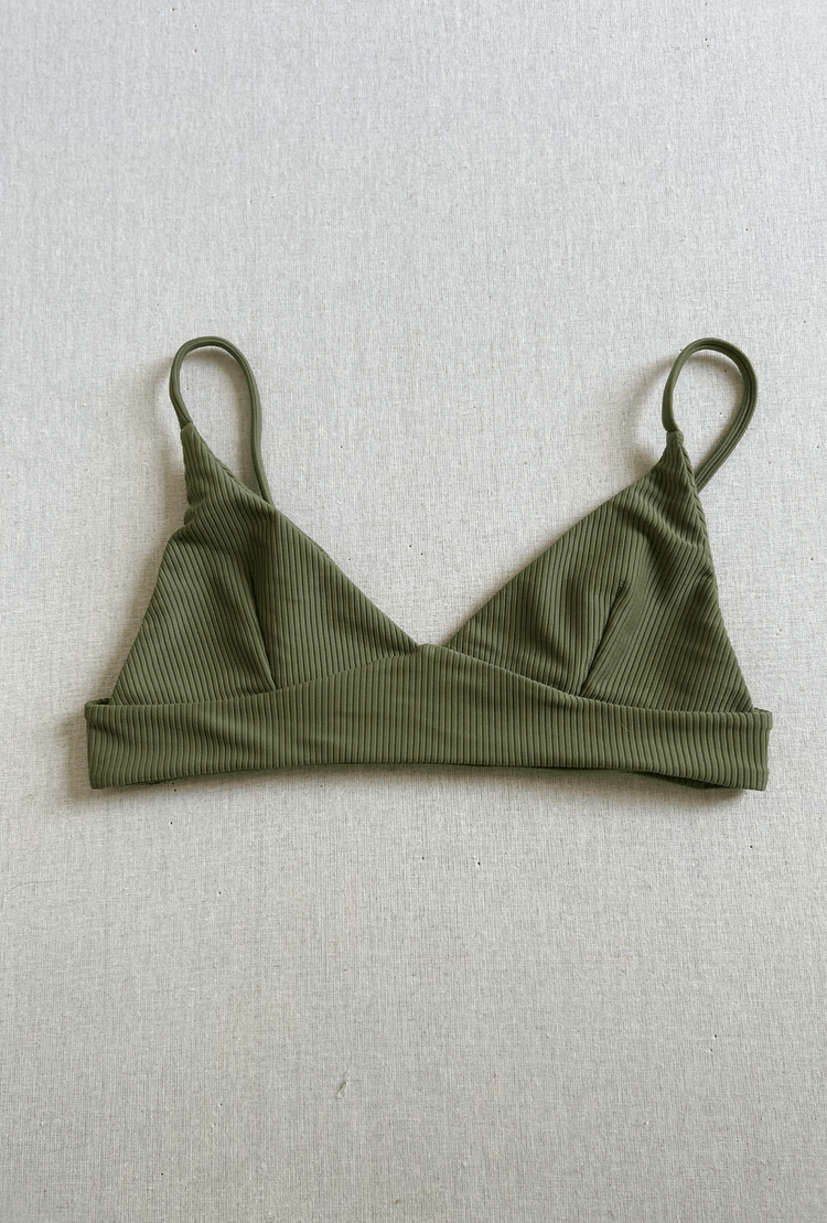 RHODES TOP IN SAGE GREEN - SIZE LARGE