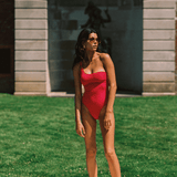The Jessi One Piece in Raspberry