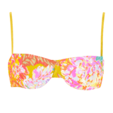 The Ingrid Top in Chartreuse Floral