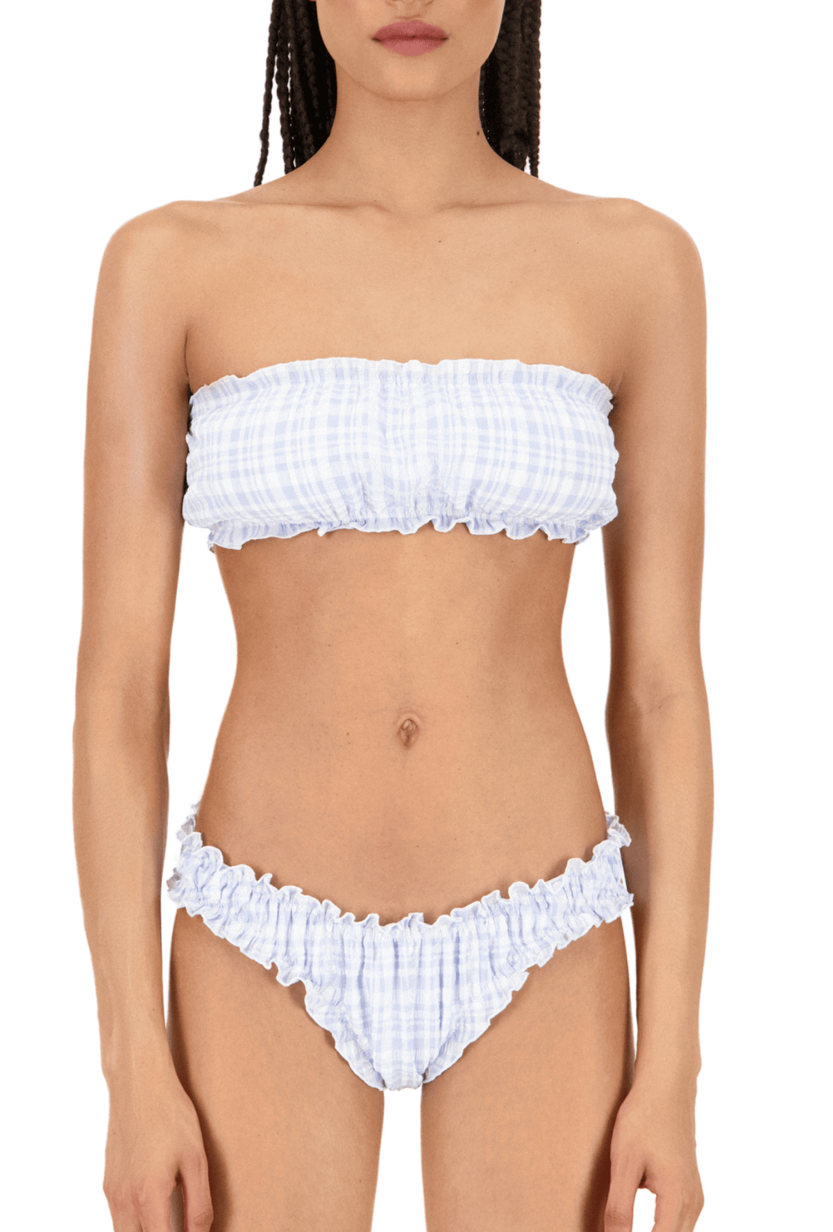 The Lee Top in Birdie Plaid