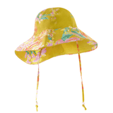 Sunhat in Chartreuse Floral