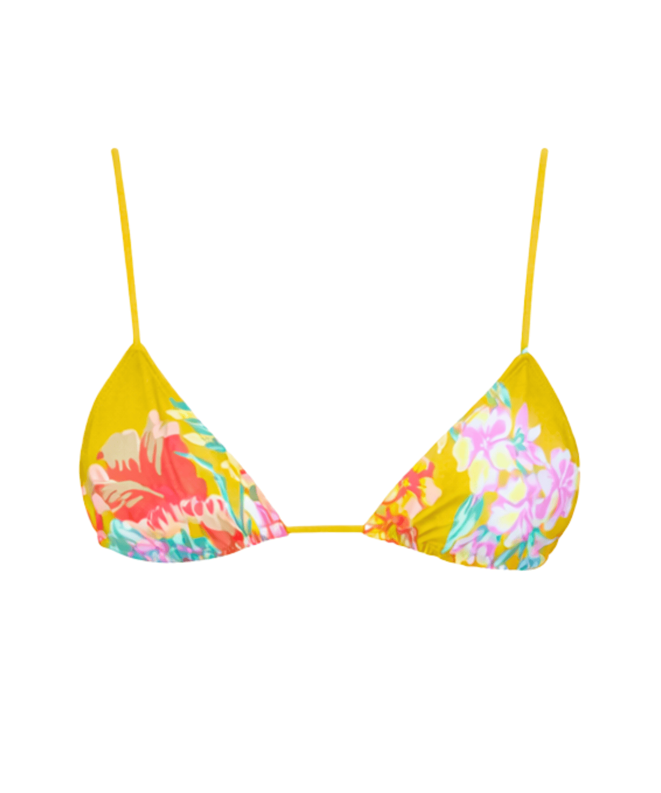 The Elsa Top in Chartreuse Floral