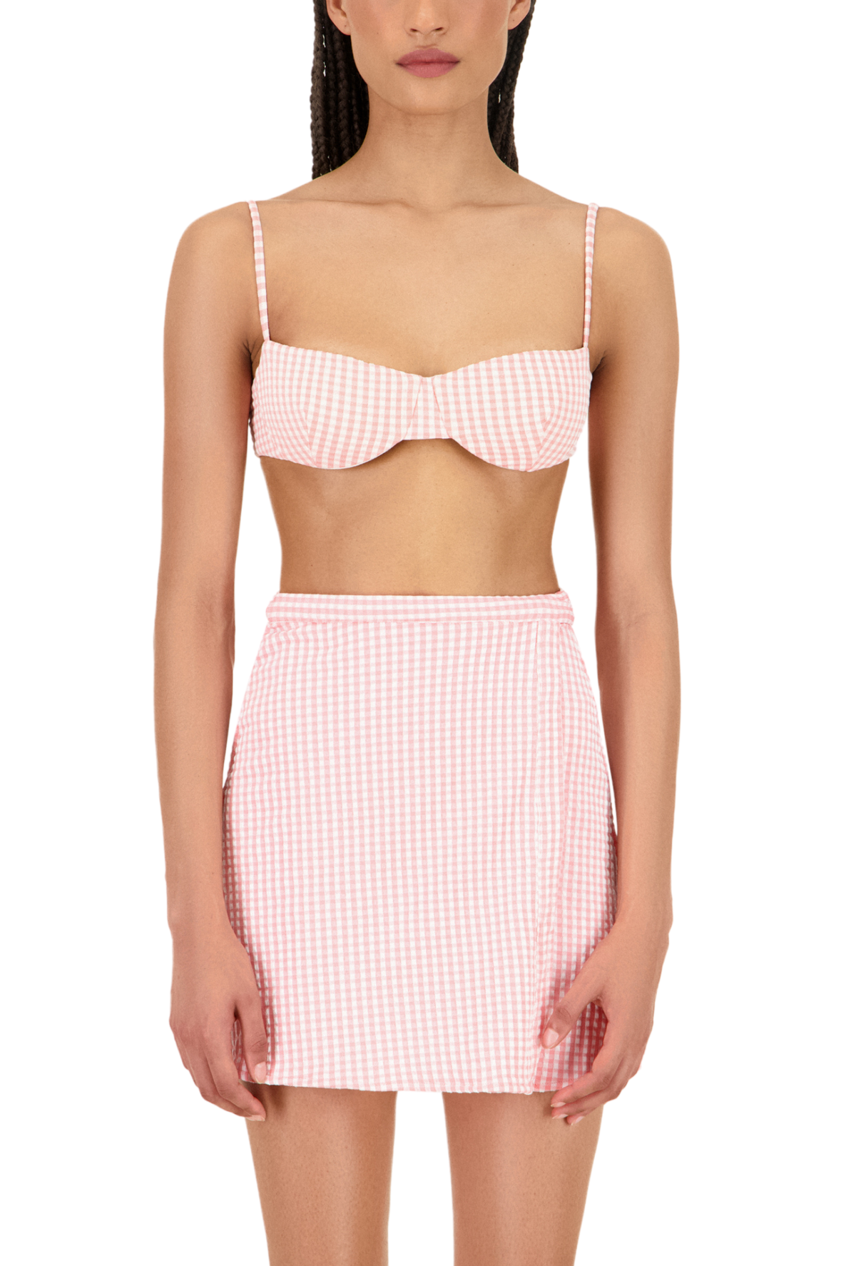 The Wrap Skirt in Primrose Plaid