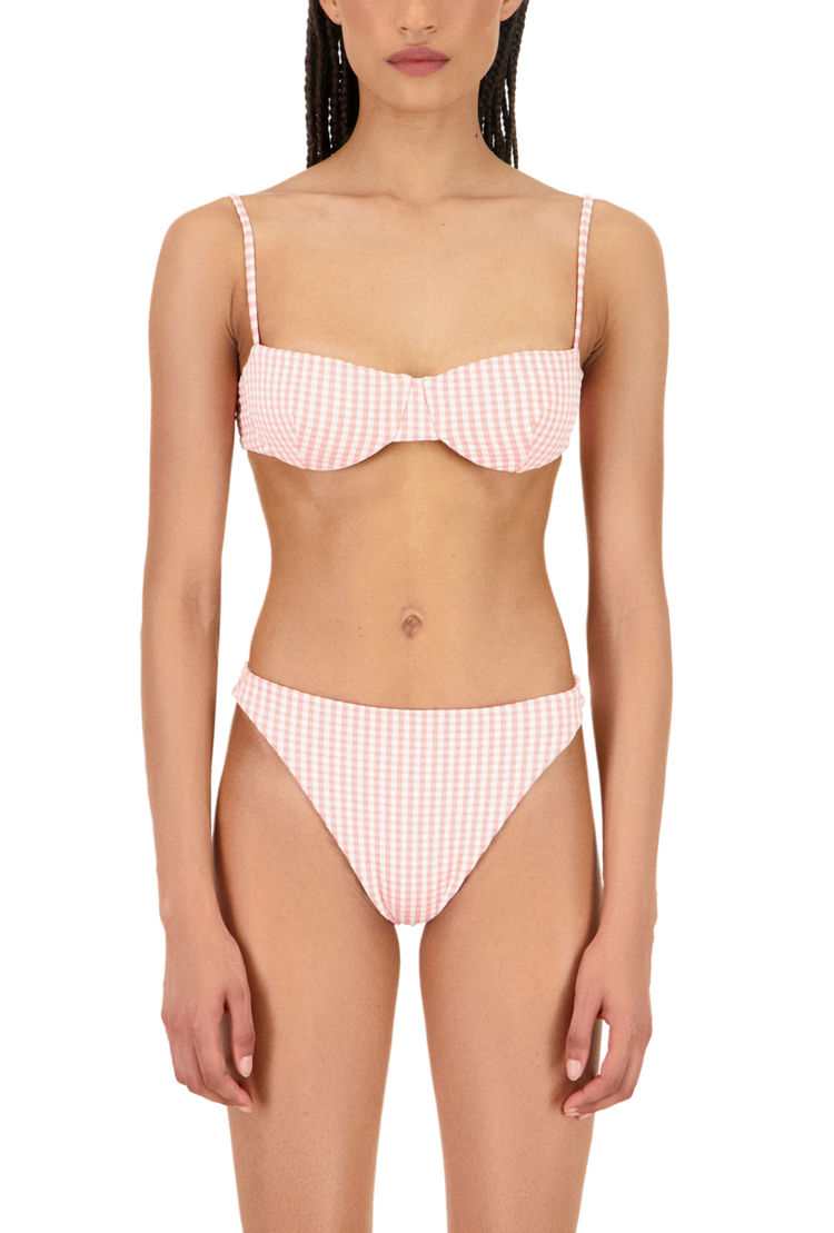 The Ingrid Top in Primrose Plaid