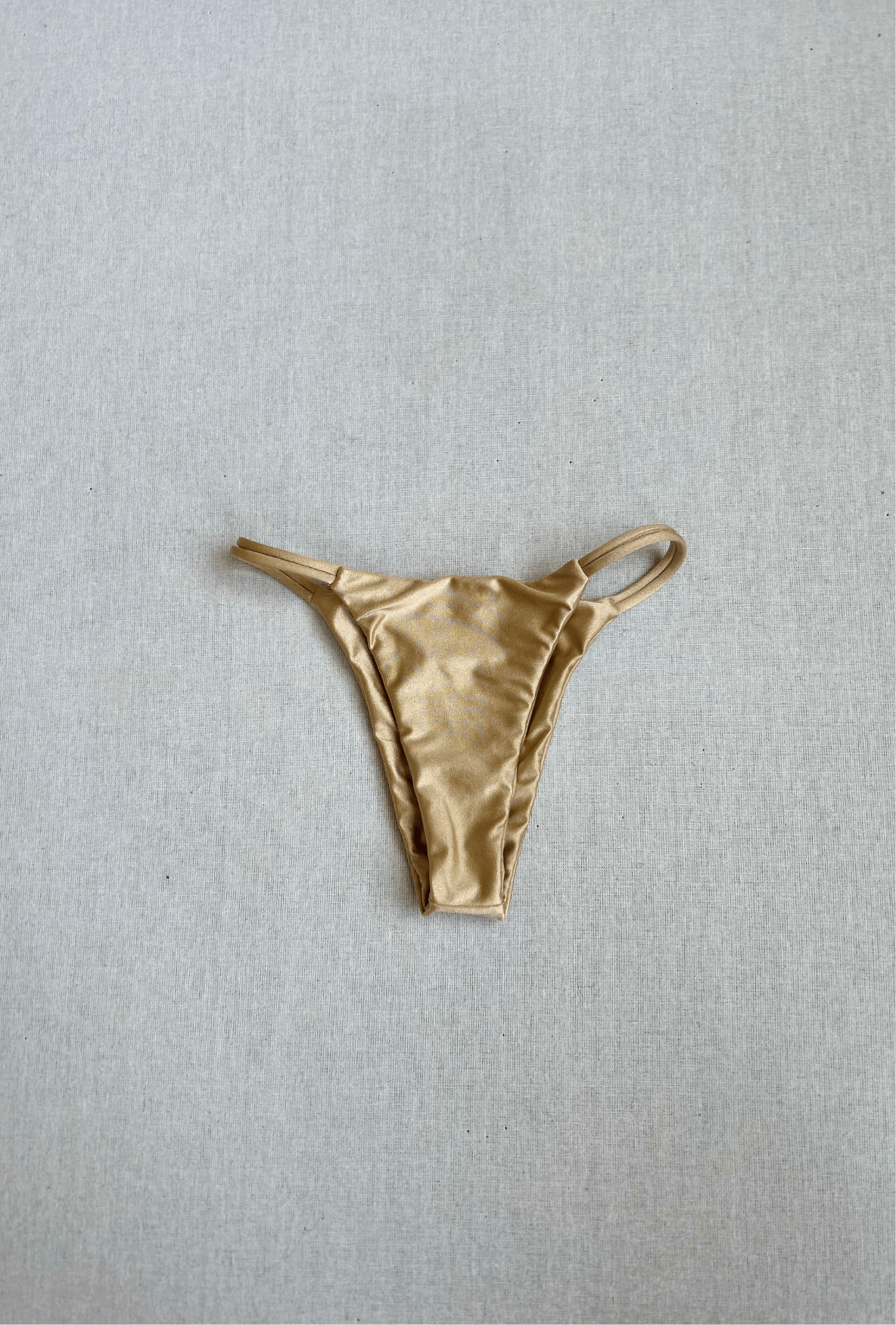 The Zoe Bottom in Gold Small