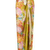 The Paige Pareo in Chartreuse Floral