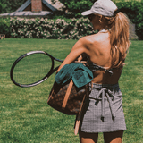 The Wrap Skirt in Tuxedo Plaid