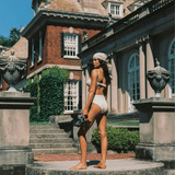 The Ingrid Top in Ivory Luxe Crinkle