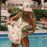 PRE-ORDER: 'Juillet x Lilly Sisto': The Getaway Tote in Fruit Stand