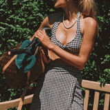 The Tutti Top in Tuxedo Plaid