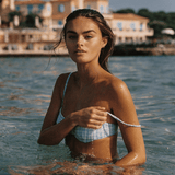 The Ingrid Top in Birdie Plaid