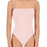 The Ines One Piece in Primrose Plaid