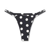 PRE-ORDER: The Zoe Bottom in Polka Dot Black/ Ivory