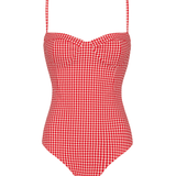 'Juillet x Lilly Sisto': The Bowie One Piece in Red Gingham
