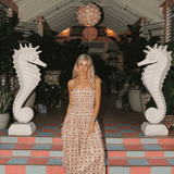 'Juillet x Lilly Sisto': The Amelia Dress in Seashells