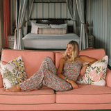 'Juillet x Lilly Sisto': The Pointelle Lounge Set in Harbour Island Ditsy