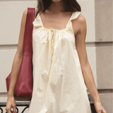 The Lucy Mini Dress in Butter