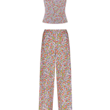 'Juillet x Lilly Sisto': The Pointelle Lounge Set in Harbour Island Ditsy