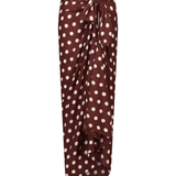The Paige Pareo in Brown Polka Dot