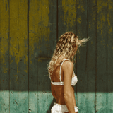 The Chloe Bottom in Broderie Anglaise White